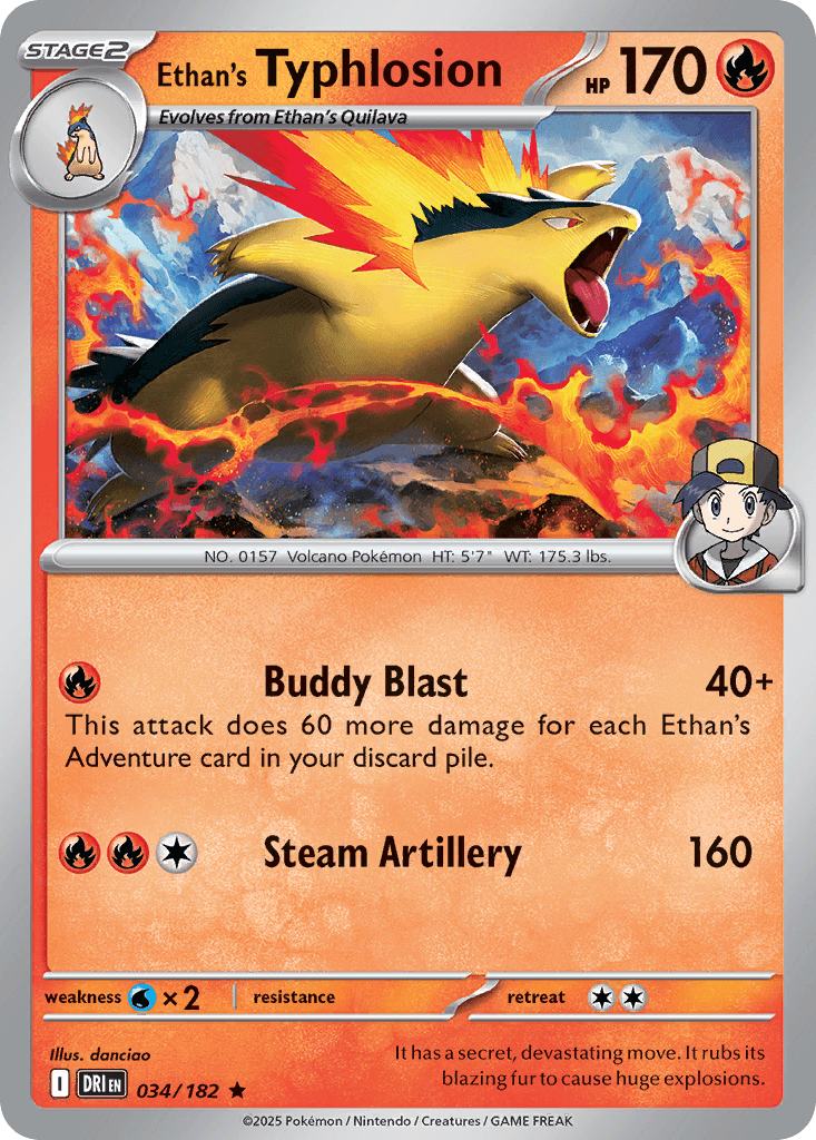 Ethan's Typhlosion, Destined Rivals 34