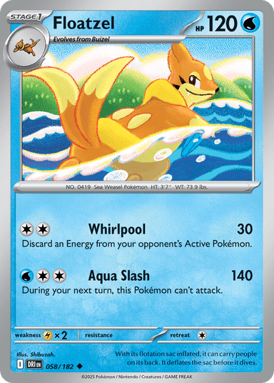 Floatzel, Destined Rivals 58