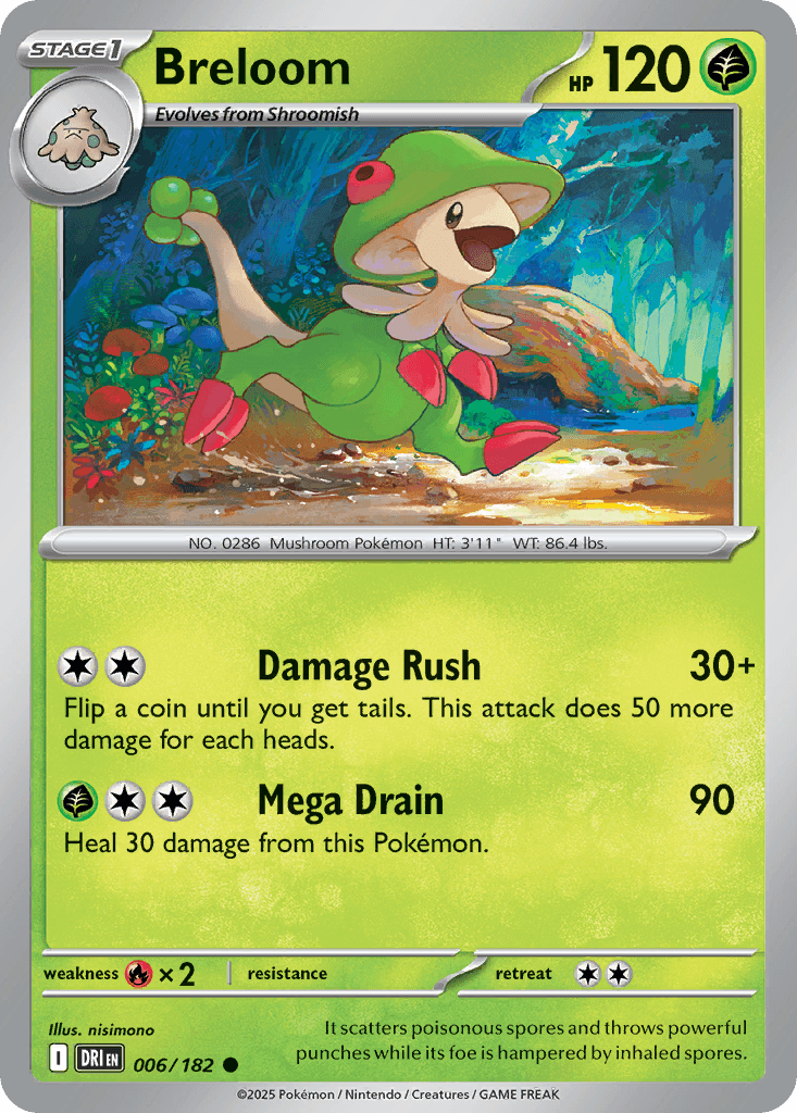 Breloom, Destined Rivals 6