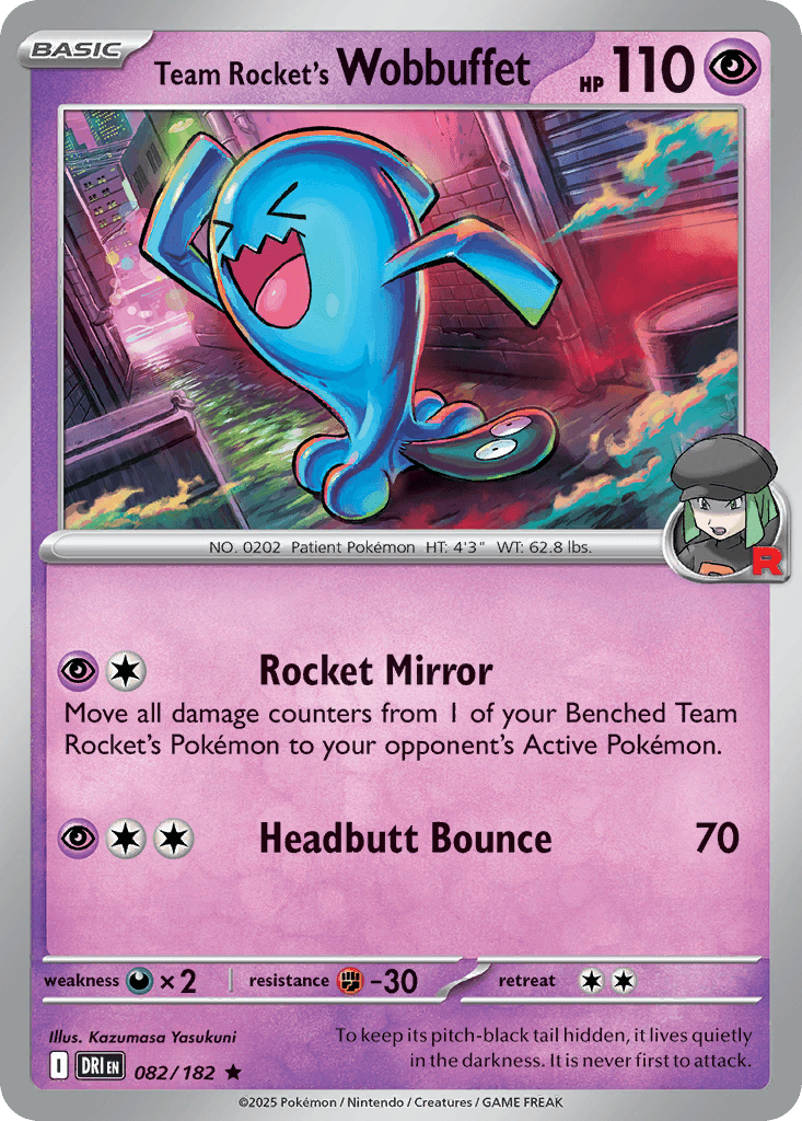 Team Rocket's Wobbuffet, Destined Rivals 82
