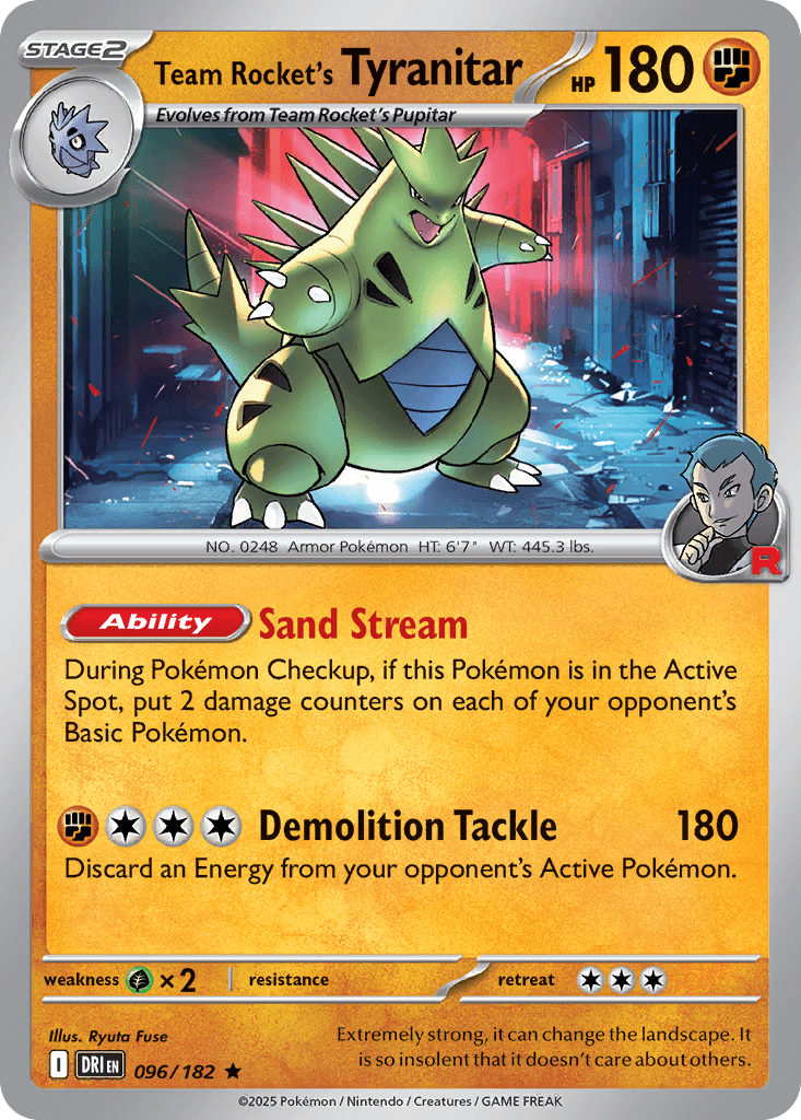 Team Rocket's Tyranitar, Destined Rivals 96