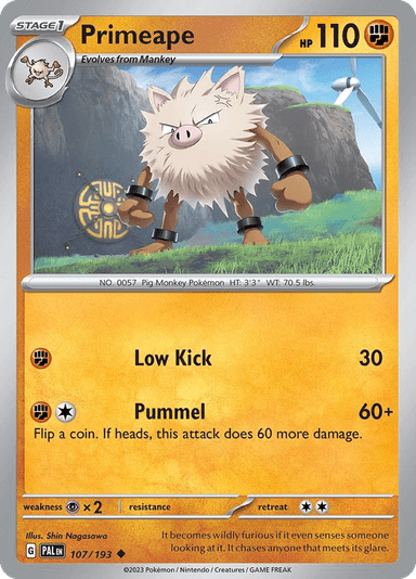 Primeape, Paldea Evolved 107