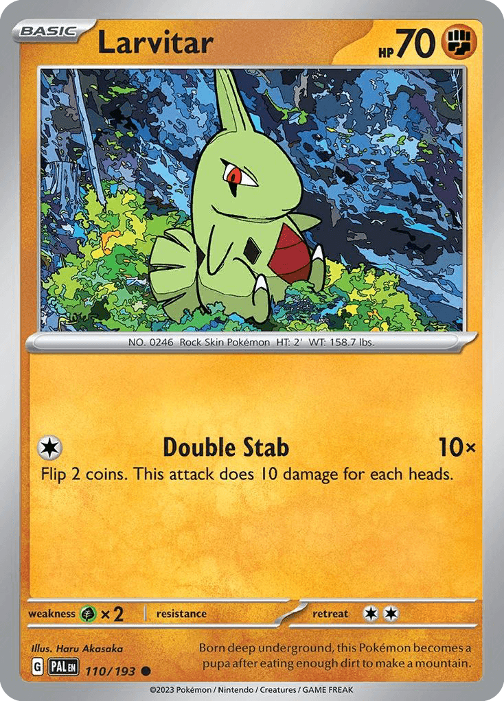 Larvitar, Paldea Evolved 110