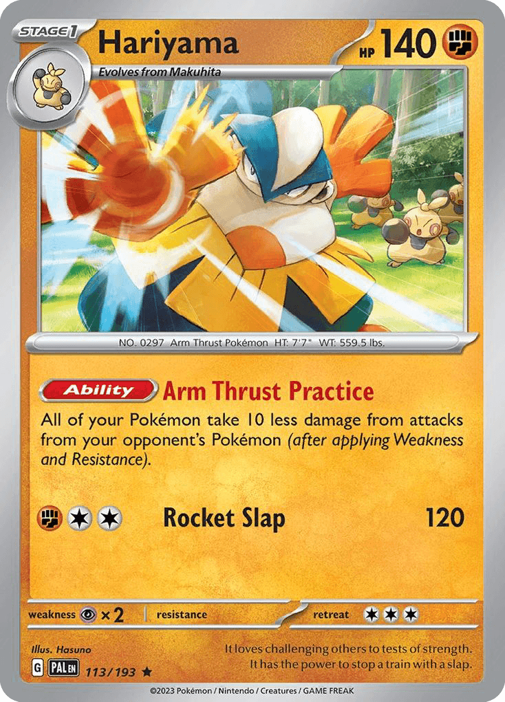 Hariyama, Paldea Evolved 113