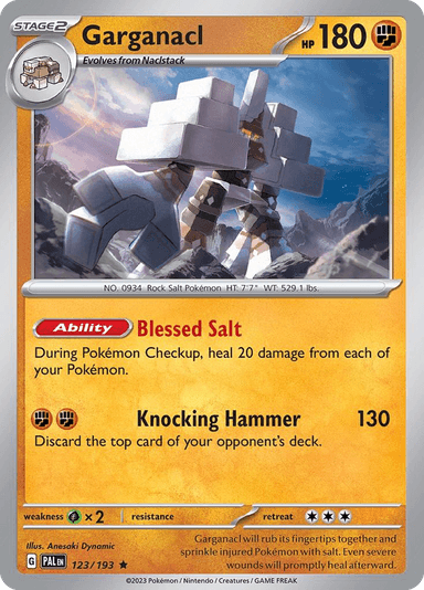 Garganacl, Paldea Evolved 123