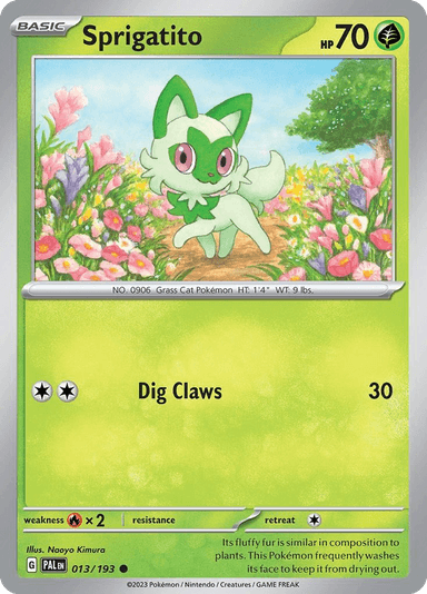 Sprigatito, Paldea Evolved 13