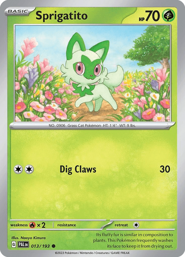 Sprigatito, Paldea Evolved 13