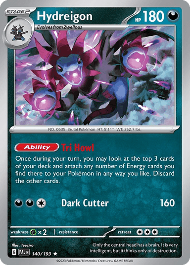 Hydreigon, Paldea Evolved 140