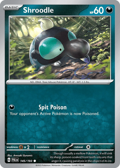 Shroodle, Paldea Evolved 145