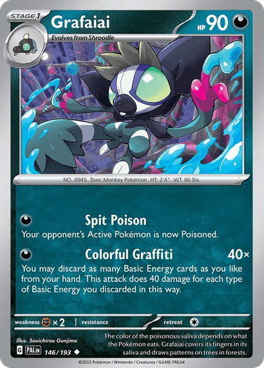 Grafaiai, Paldea Evolved 146
