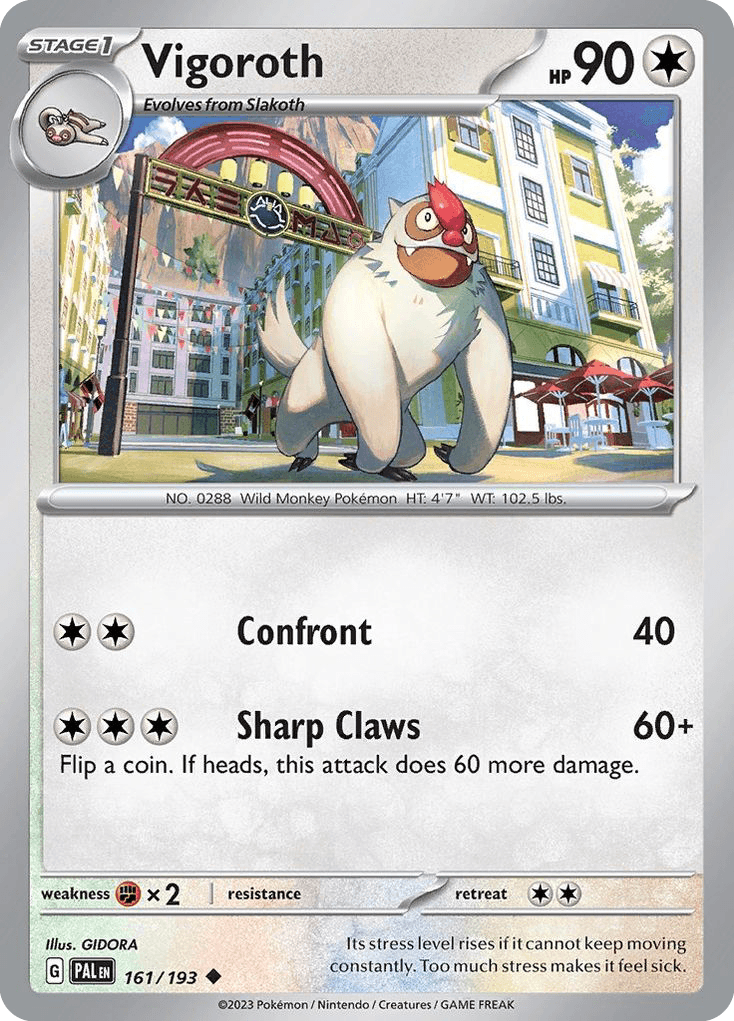 Vigoroth, Paldea Evolved 161