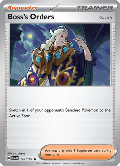 Boss's Orders (Ghetsis), Paldea Evolved 172