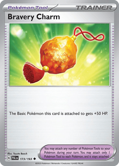 Bravery Charm, Paldea Evolved 173