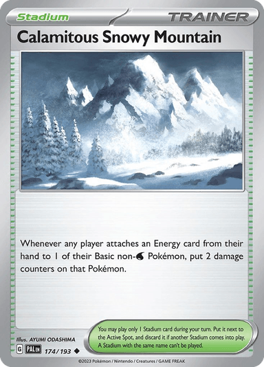 Calamitous Snowy Mountain, Paldea Evolved 174