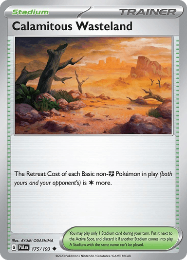 Calamitous Wasteland, Paldea Evolved 175