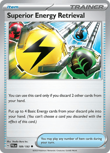 Superior Energy Retrieval, Paldea Evolved 189
