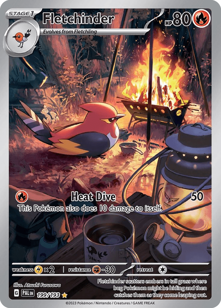 Fletchinder, Paldea Evolved 199