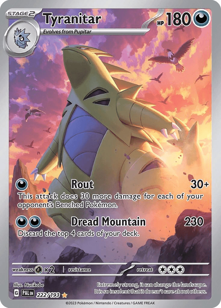 Tyranitar, Paldea Evolved 222