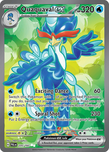 Quaquaval ex, Paldea Evolved 235