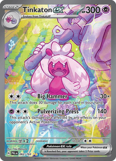 Tinkaton ex, Paldea Evolved 262