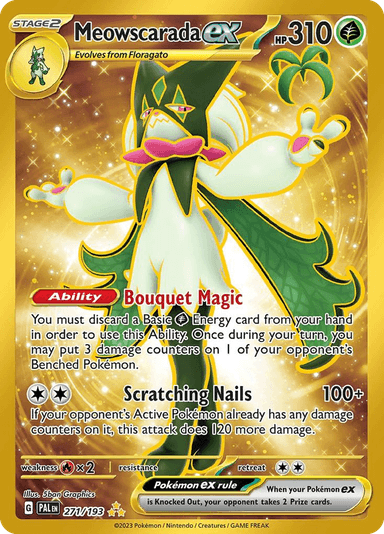 Meowscarada ex, Paldea Evolved 271