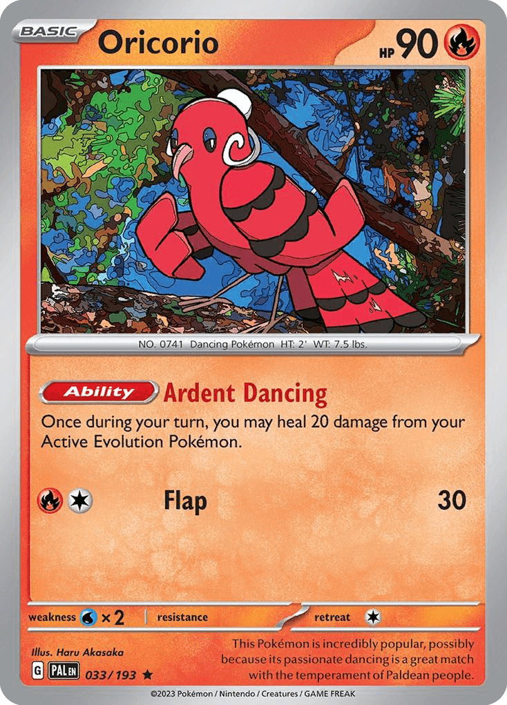 Oricorio, Paldea Evolved 33