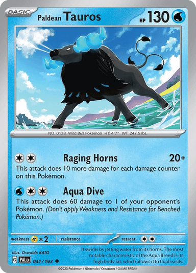 Paldean Tauros, Paldea Evolved 41