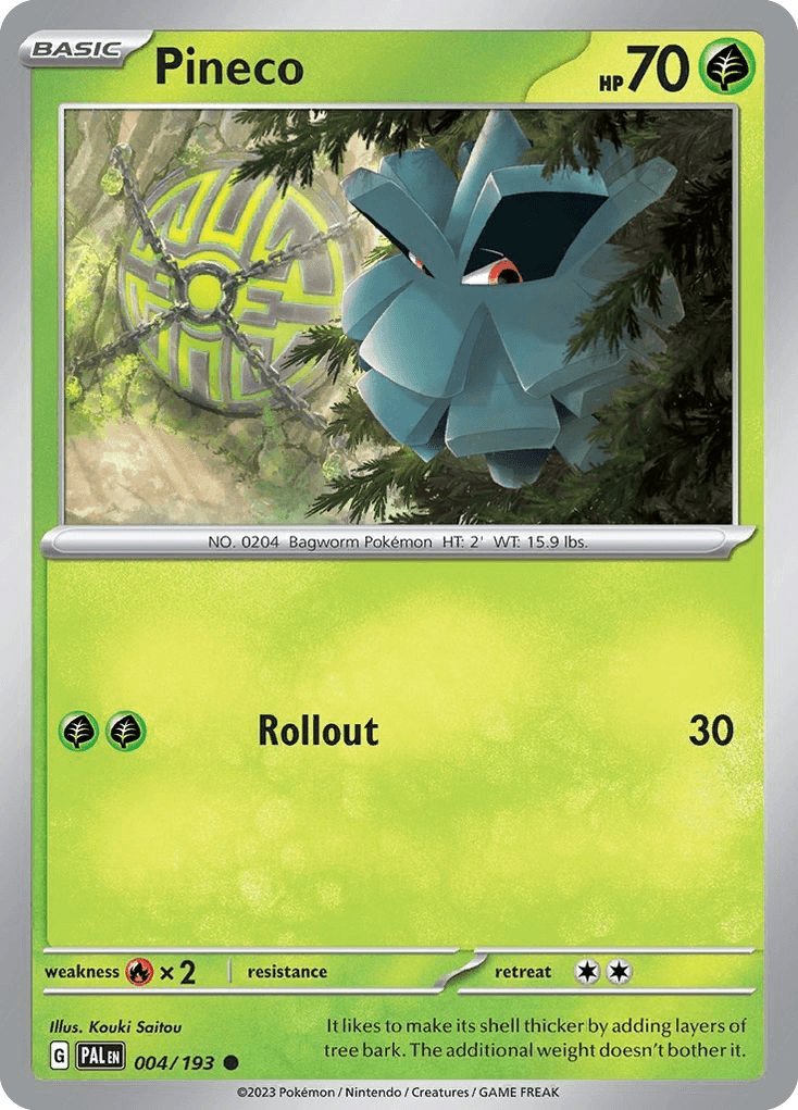 Pineco, Paldea Evolved 4