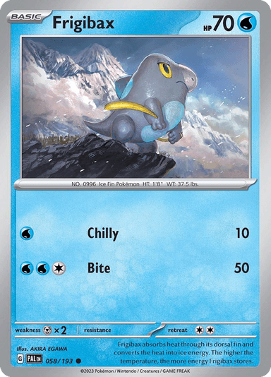 Frigibax, Paldea Evolved 58