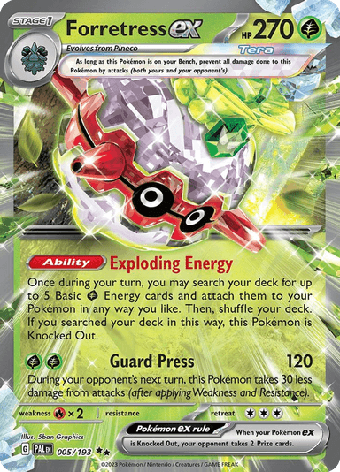 Forretress ex, Paldea Evolved 5
