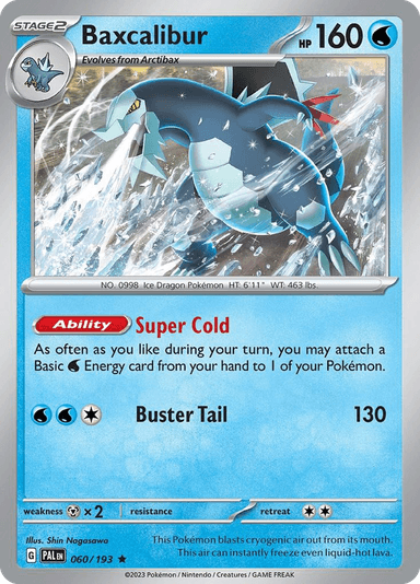 Baxcalibur, Paldea Evolved 60