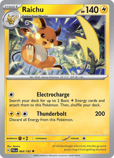 Raichu, Paldea Evolved 64