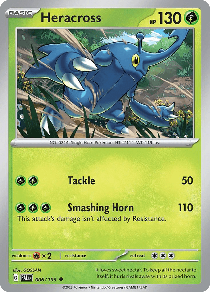 Heracross, Paldea Evolved 6