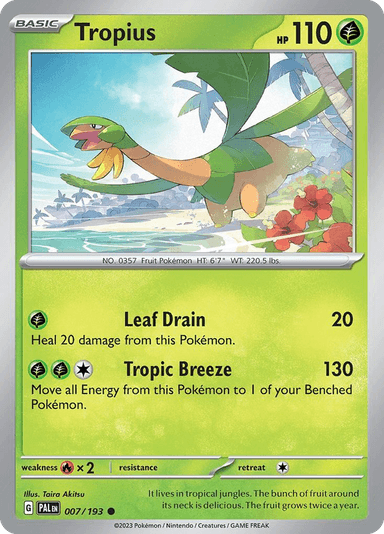 Tropius, Paldea Evolved 7