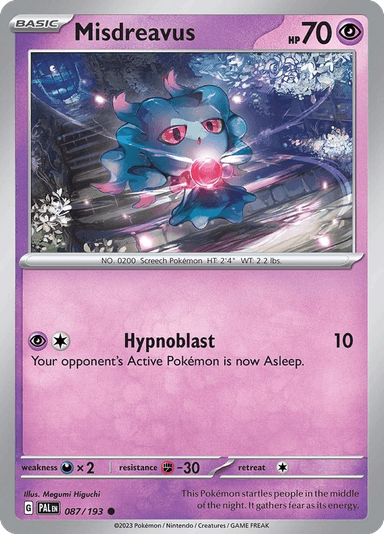 Misdreavus, Paldea Evolved 87
