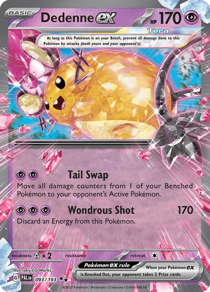 Dedenne ex, Paldea Evolved 93