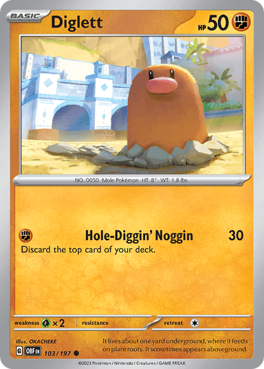 Diglett, Obsidian Flames 103