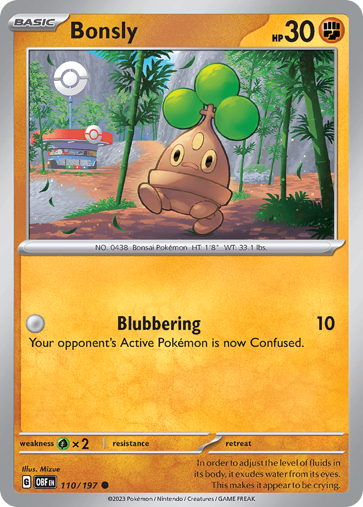 Bonsly, Obsidian Flames 110
