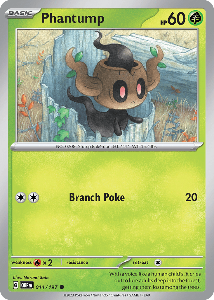 Phantump, Obsidian Flames 11