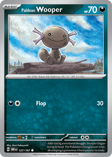 Paldean Wooper, Obsidian Flames 127