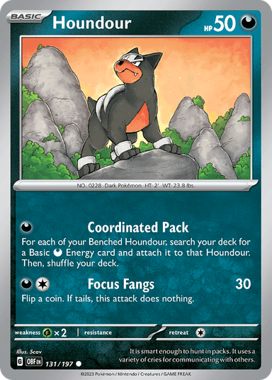 Houndour, Obsidian Flames 131