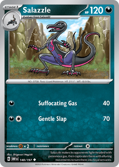 Salazzle, Obsidian Flames 140