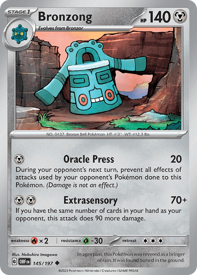 Bronzong, Obsidian Flames 145