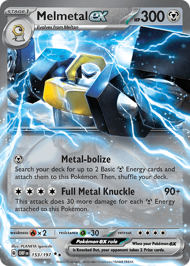 Melmetal ex, Obsidian Flames 153