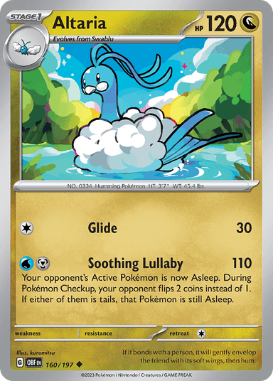 Altaria, Obsidian Flames 160