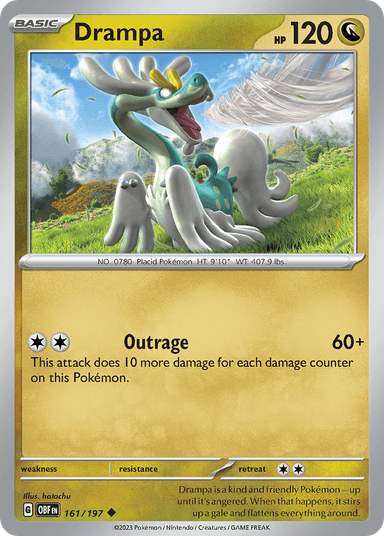 Drampa, Obsidian Flames 161
