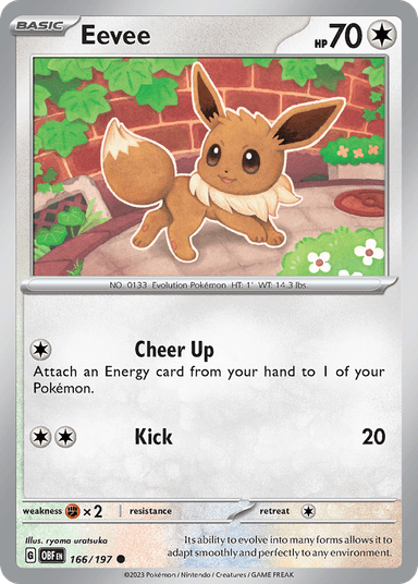 Eevee, Obsidian Flames 166