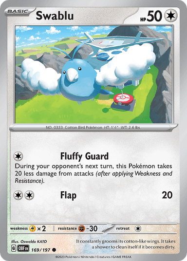 Swablu, Obsidian Flames 169