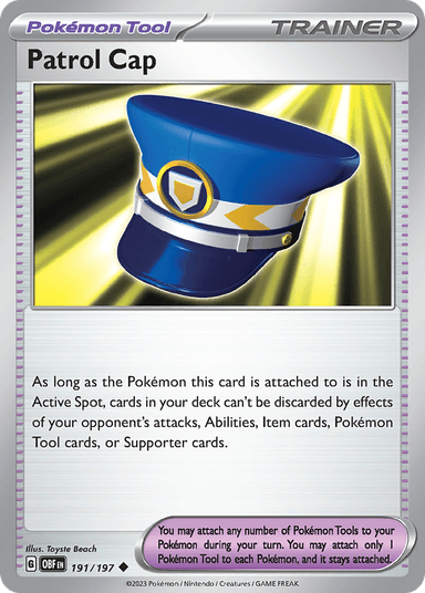 Patrol Cap, Obsidian Flames 191