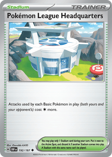 Pokémon League Headquarters, Obsidian Flames 192
